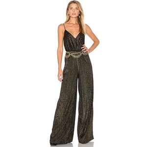 Show Me Your Mumu Golden Glam Jagger Jumpsuit